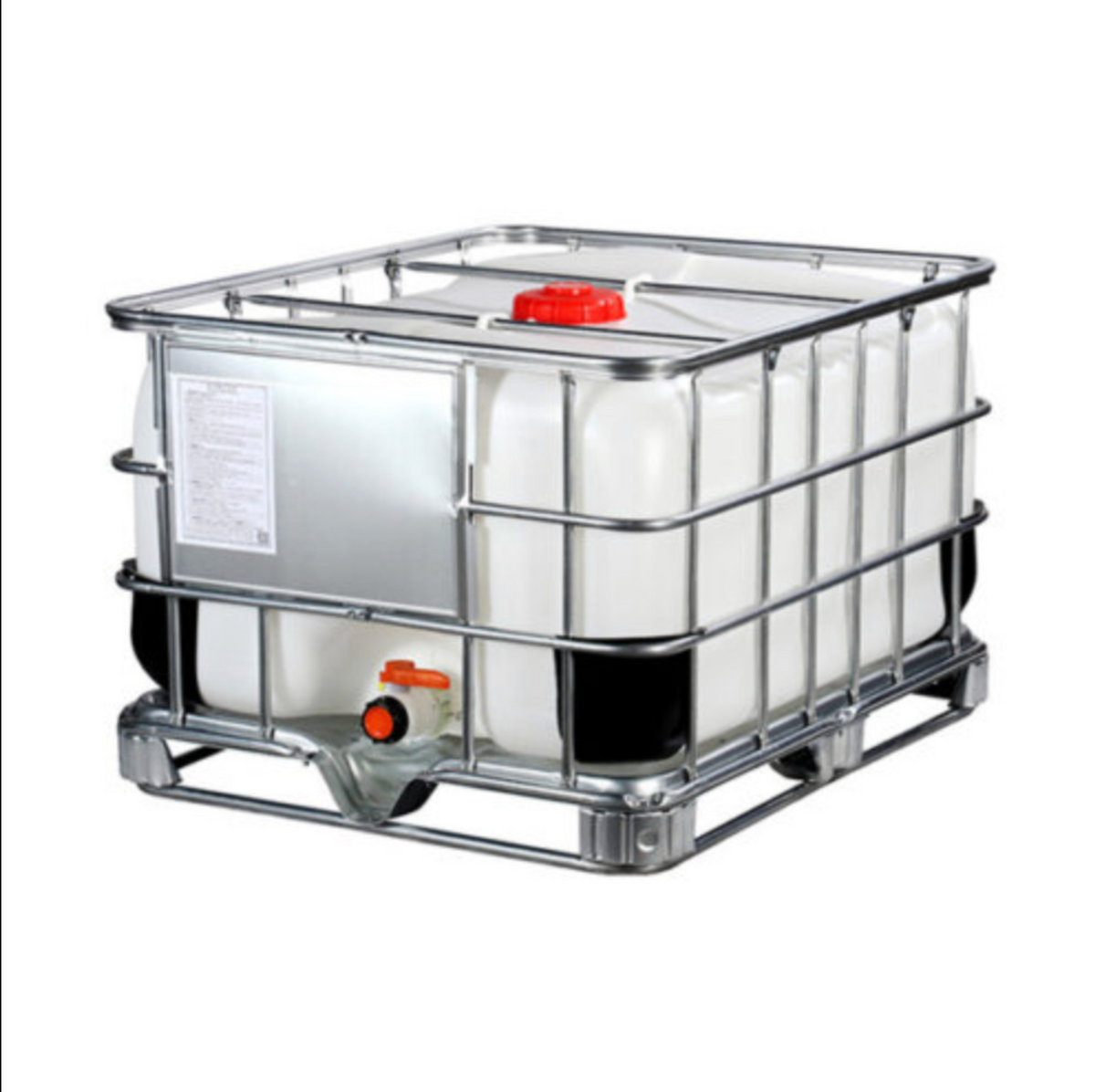 New 500L Clear IBC Tanks on Steel Pallets| Chemical Grade