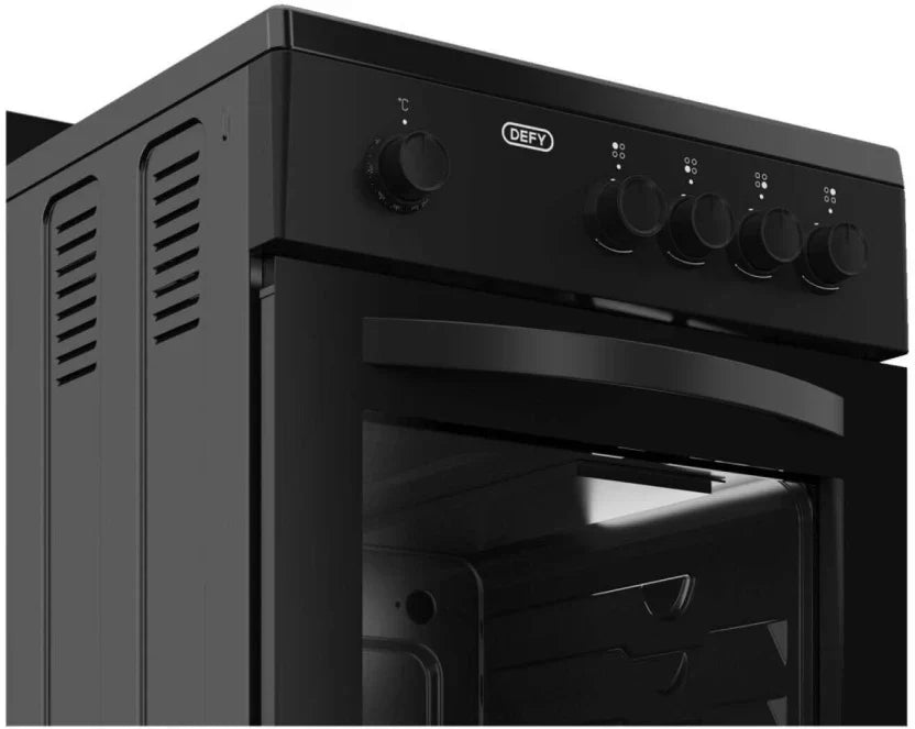 Defy DGS568 Carbon Steel Manual Gas Stove with Oven (4 Burners)