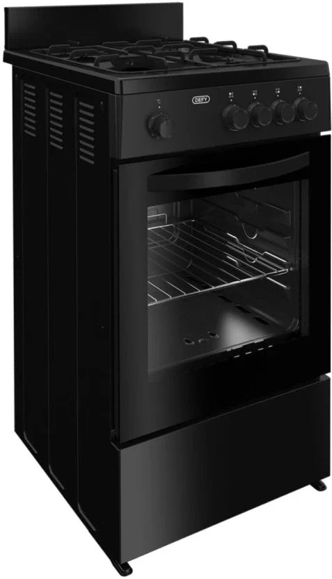 Defy DGS568 Carbon Steel Manual Gas Stove with Oven (4 Burners)