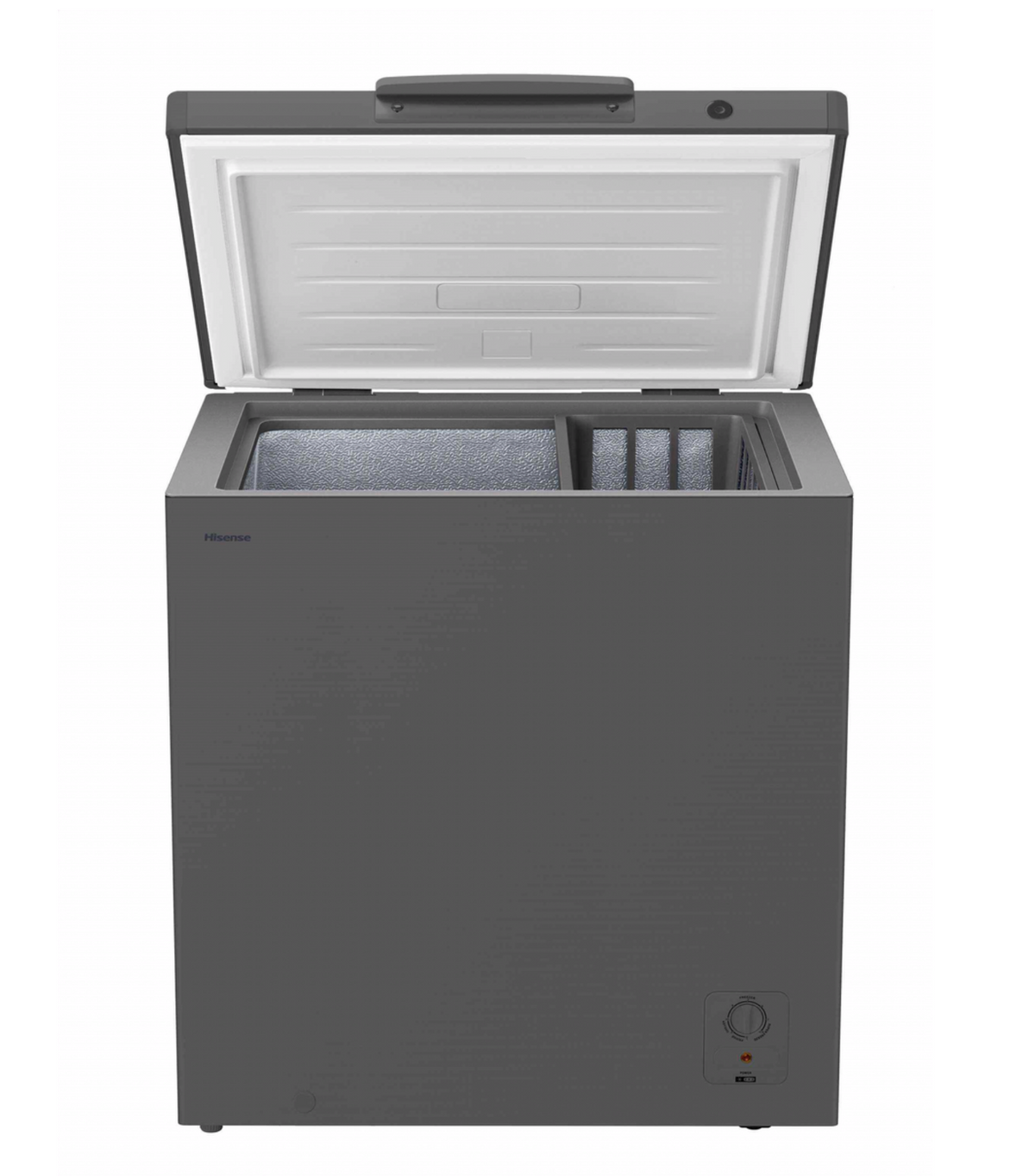 Hisense 198L Chest Freezer with Seamless Frame and Boundless Door - Grey