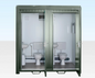 Double Mains Toilet 8Ft x 5Ft (Bottle Green)