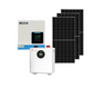 3.5KVA Ecco 24V MPPT Hybrid Inverter + 24V Felicity 25.6kWh Battery + 3x 460W Solar Panels Combo