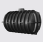 6000LT Septic Tank Black