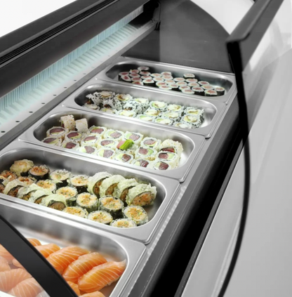 7 Division Sushi Display Fridge