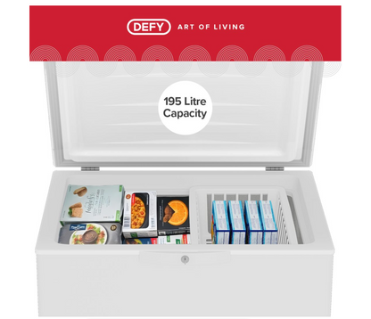 Defy 195L Multimode Chest Freezer with Chill-In Technology - White