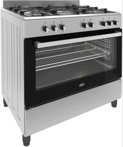 Defy DGS904 Stainless Steel Manual Gas Stove with Oven  (5 Burners)