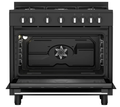 Defy DGS90GEB 90cm Gas Electric Range Cooker Black