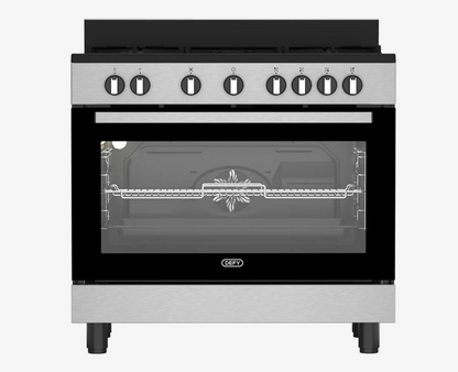 Defy Freestanding Gas/Electric Stove DGS90GEBI