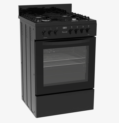Defy Gas Electric Stove Black DGS606