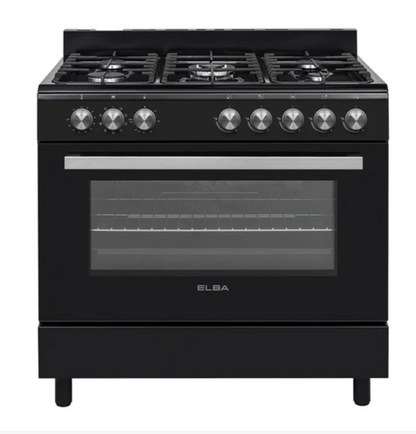 Elba 90CM Gas/Electric Freestanding Stove Black 04/96CL827B