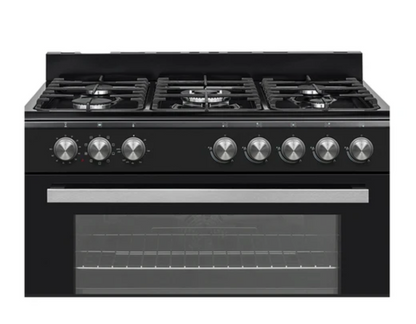 Elba 90CM Gas/Electric Freestanding Stove Black 04/96CL827B