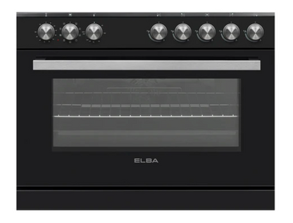 Elba 90CM Gas/Electric Freestanding Stove Black 04/96CL827B