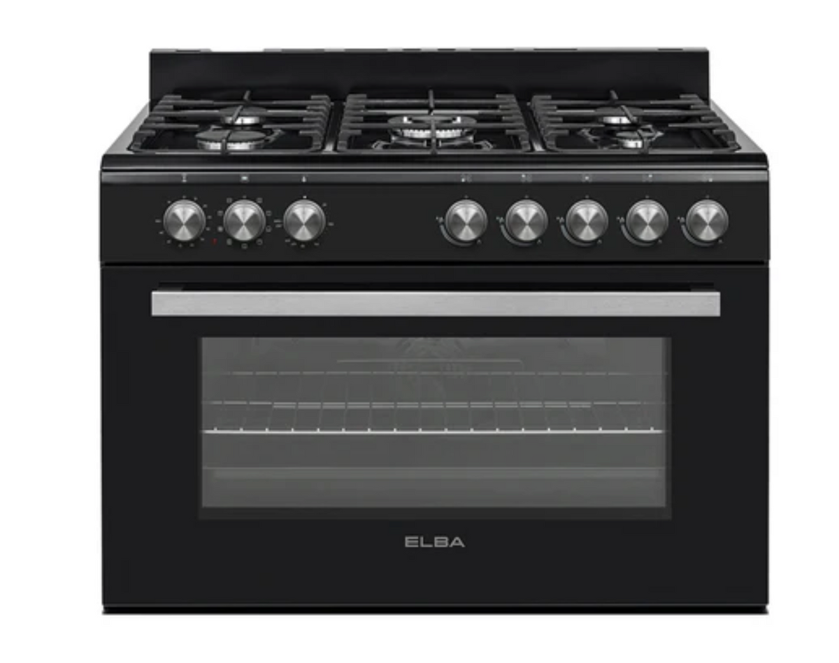 Elba 90CM Gas/Electric Freestanding Stove Black 04/96CL827B