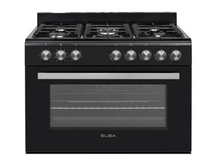 Elba 90CM Gas/Electric Freestanding Stove Black 04/96CL827B