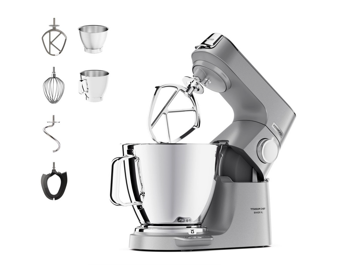 Kenwood - Chef Baker Titanium XL Kitchen Machine - KVL85.004SI