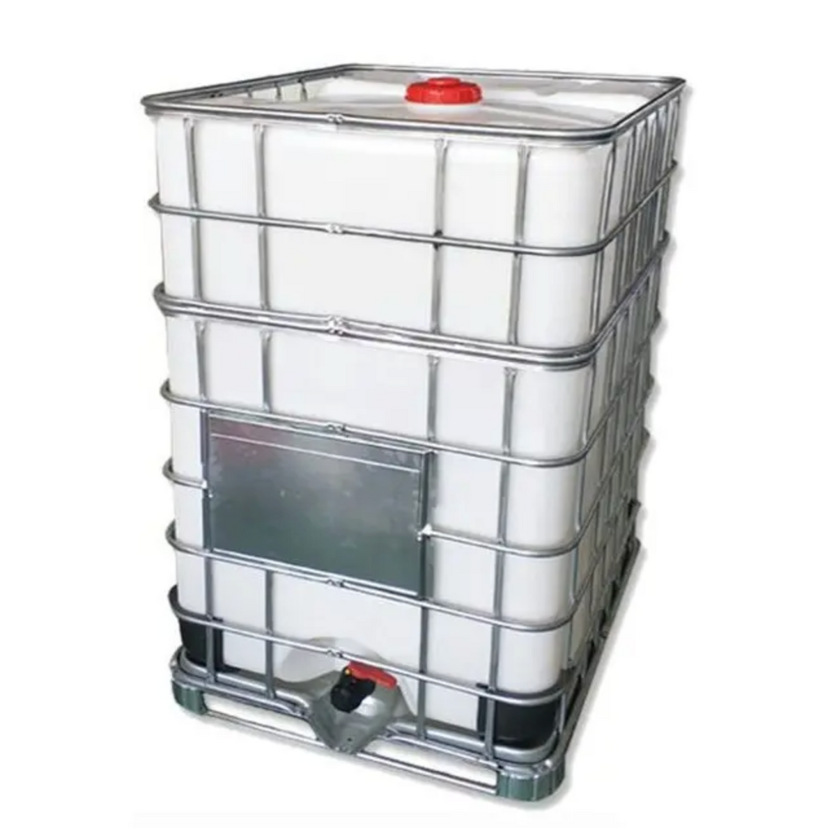 New 1500 Litres UN Approved Clear IBC Tank on Steel Pallet| Food Grade