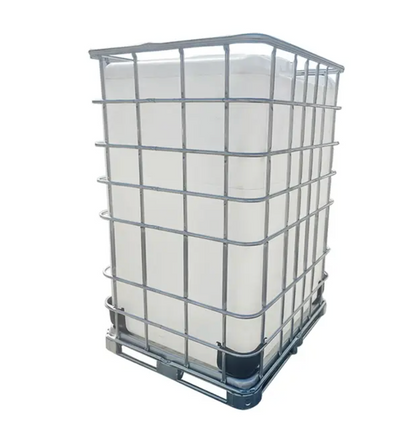 New 1500 Litres UN Approved Clear IBC Tank on Steel Pallet