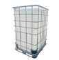 New 1500 Litres UN Approved Clear IBC Tank on Steel Pallet