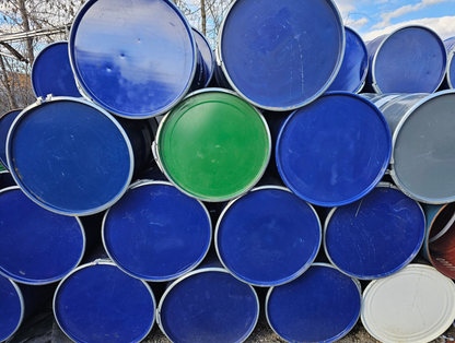Used 210 Litre Open Top Steel Drum With Plain Interior
